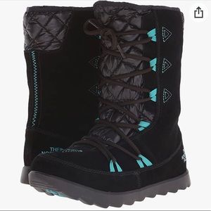 The North Face Thermoball Apres winter boots .
